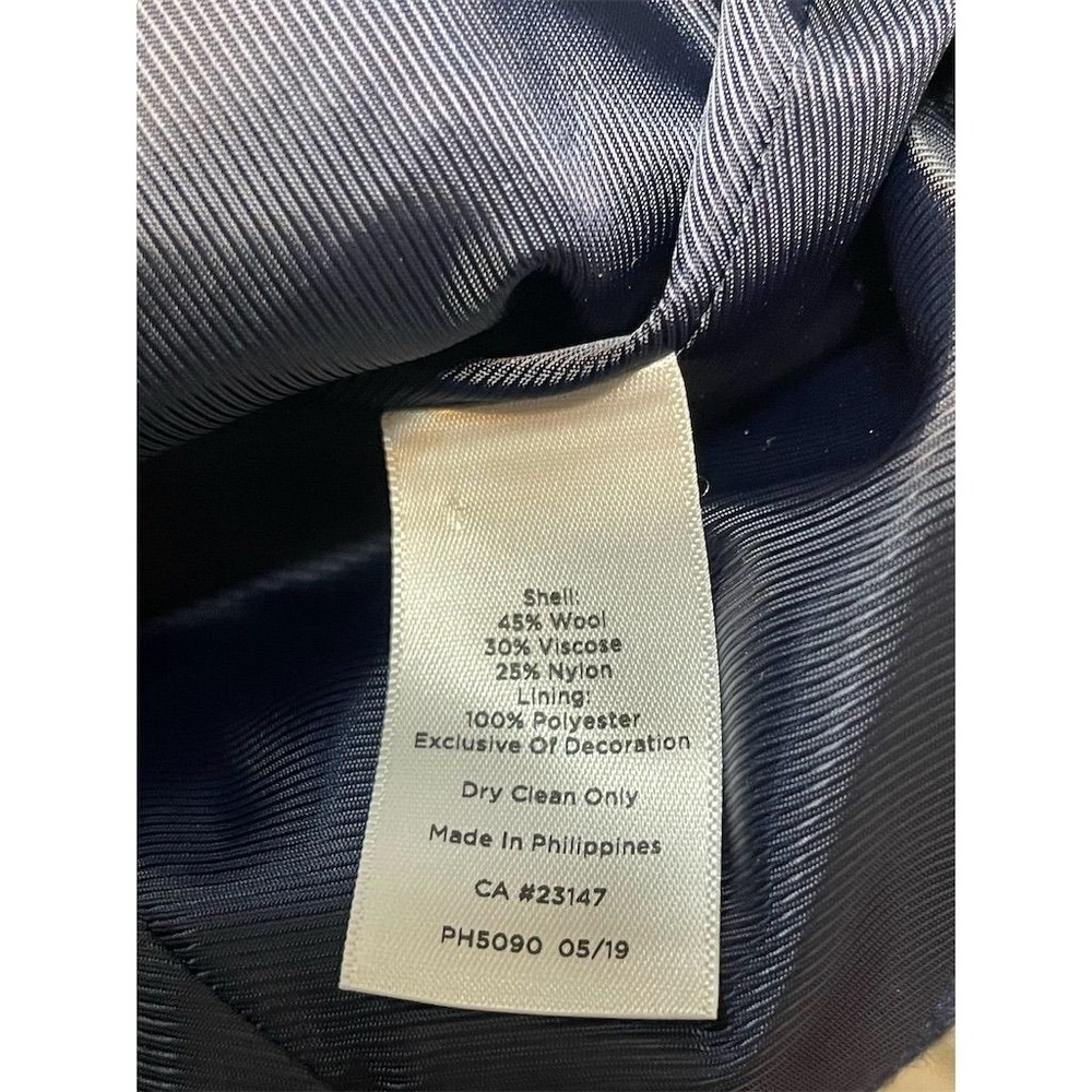 Talbots Women's Blue Wool Blend Jacket Size 10 M Casual Short Length - Picture 9 of 10
